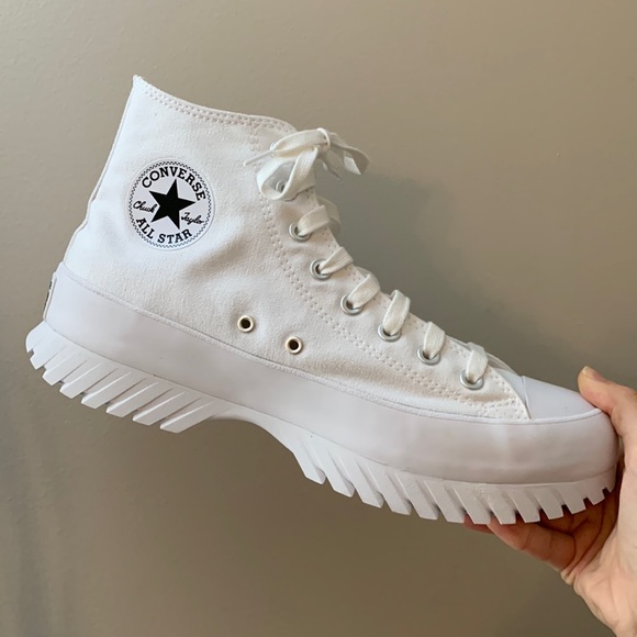 CHUNKY WHITE CONVERSE CUSTOMIZABLE SHOES! - Picture 7 of 17